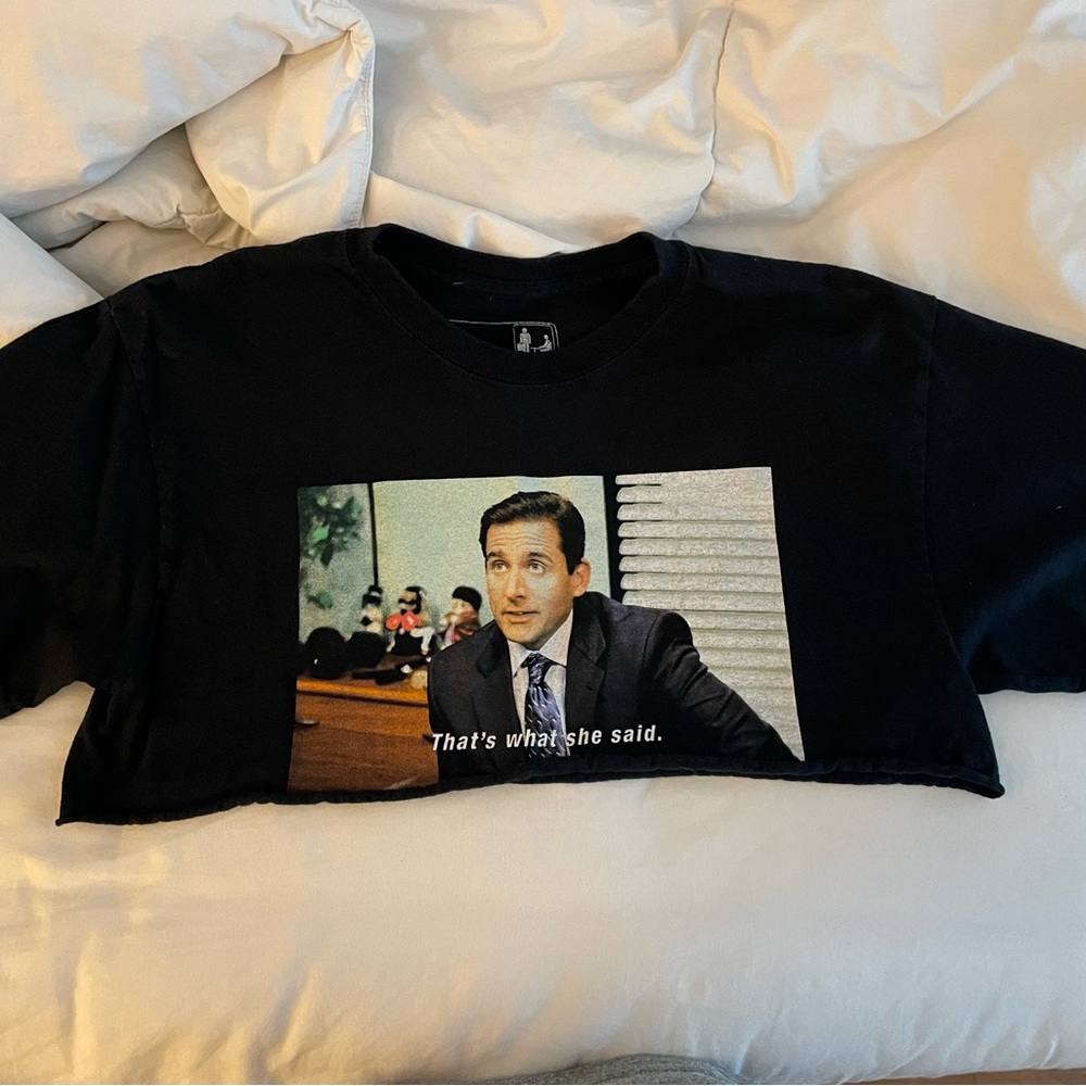 Cropped Michael Scott T shirt